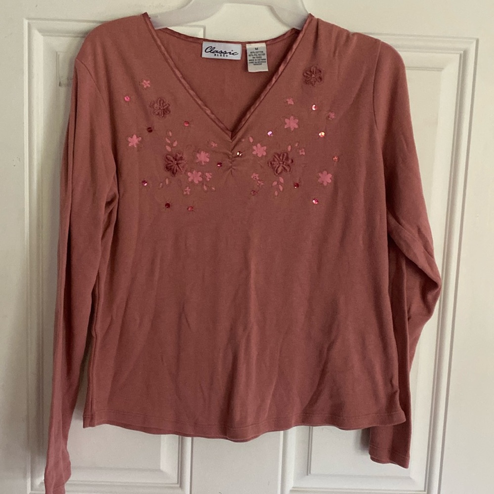 Ladies long sleeve blouse size medium